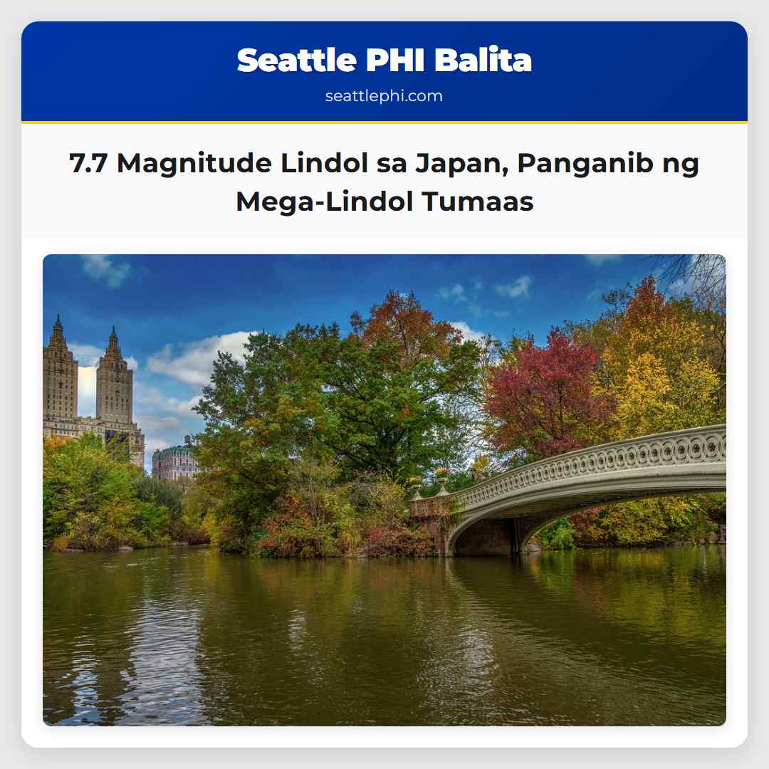 7.7 Magnitude Lindol sa Japan, Panganib ng