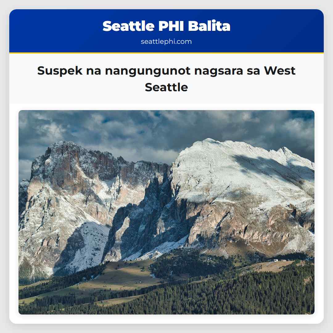 Suspek na nangungunot nagsara sa West Seattle