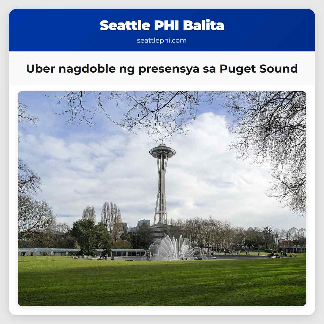 Uber nagdoble ng presensya sa Puget Sound