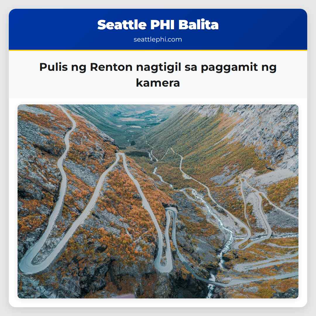 Pulis ng Renton nagtigil sa paggamit ng kamera