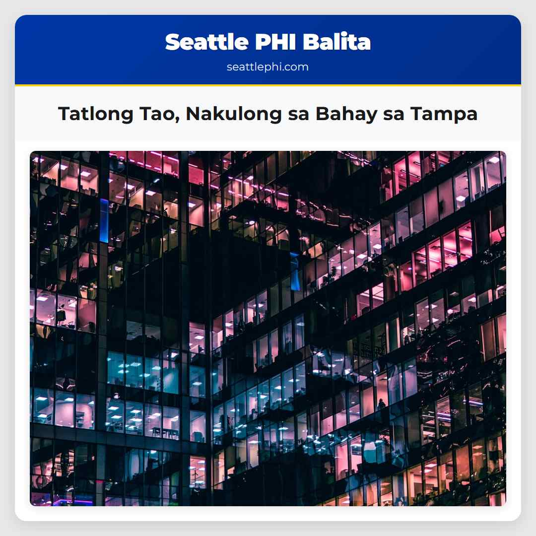 Tatlong Tao Nakulong sa Bahay sa Tampa