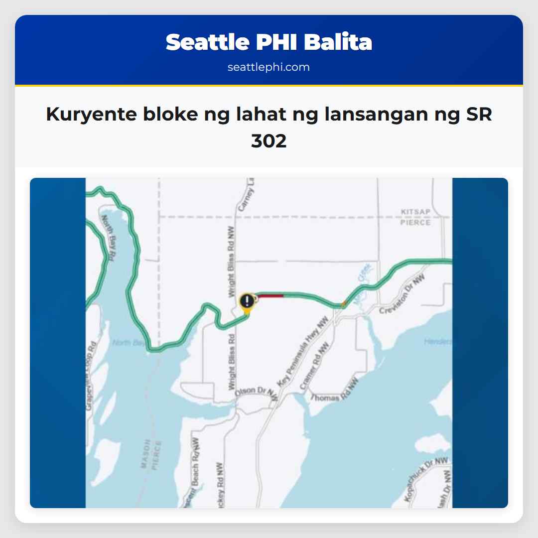 Kuryente bloke ng lahat ng lansangan ng SR 302