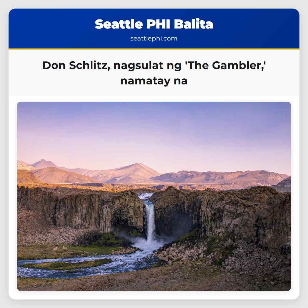 Don Schlitz, nagsulat ng 'The Gambler,' namatay na