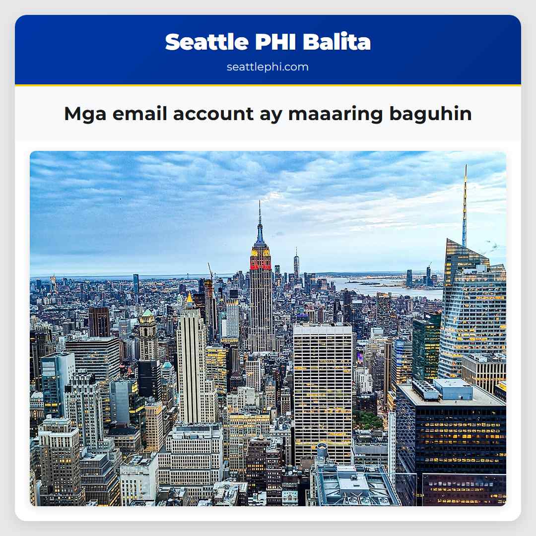 Mga email account ay maaaring baguhin