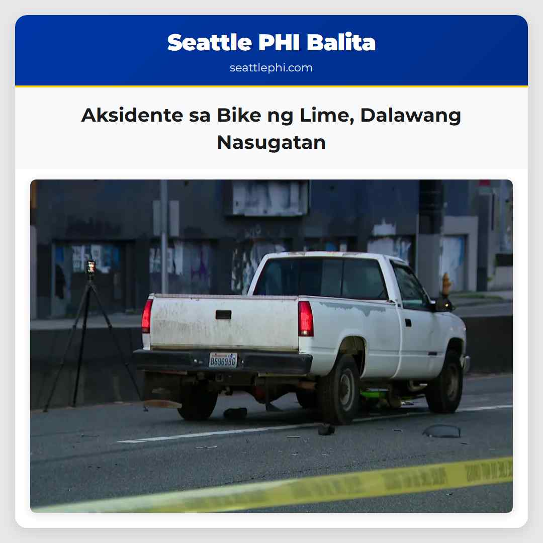 Aksidente sa Bike ng Lime Dalawang Nasugatan