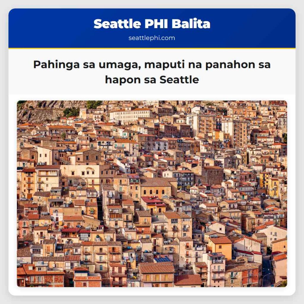 Pahinga sa umaga, maputi na panahon sa hapon sa