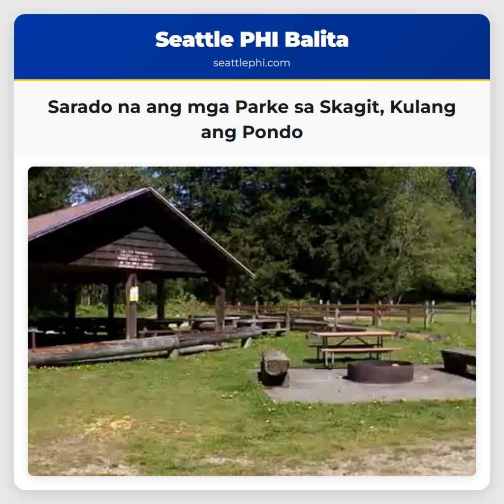 Sarado na ang mga Parke sa Skagit, Kulang ang
