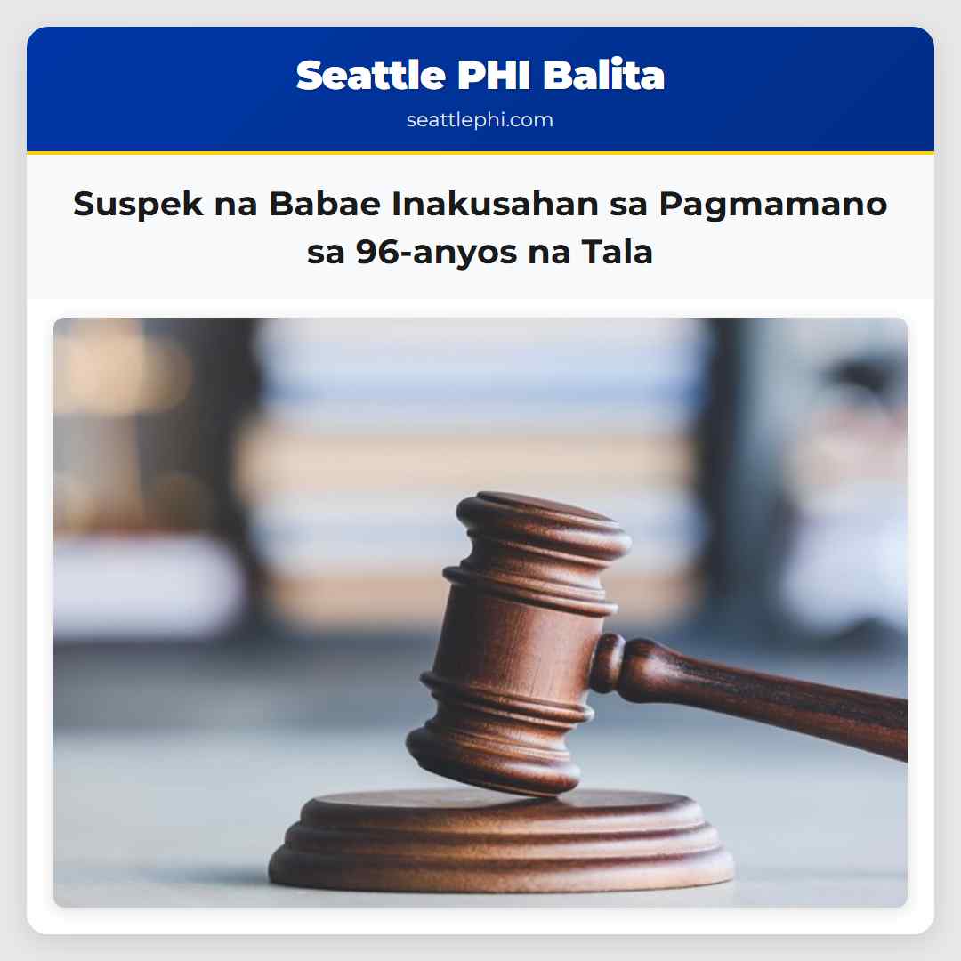 Suspek na Babae Inakusahan sa Pagmamano sa