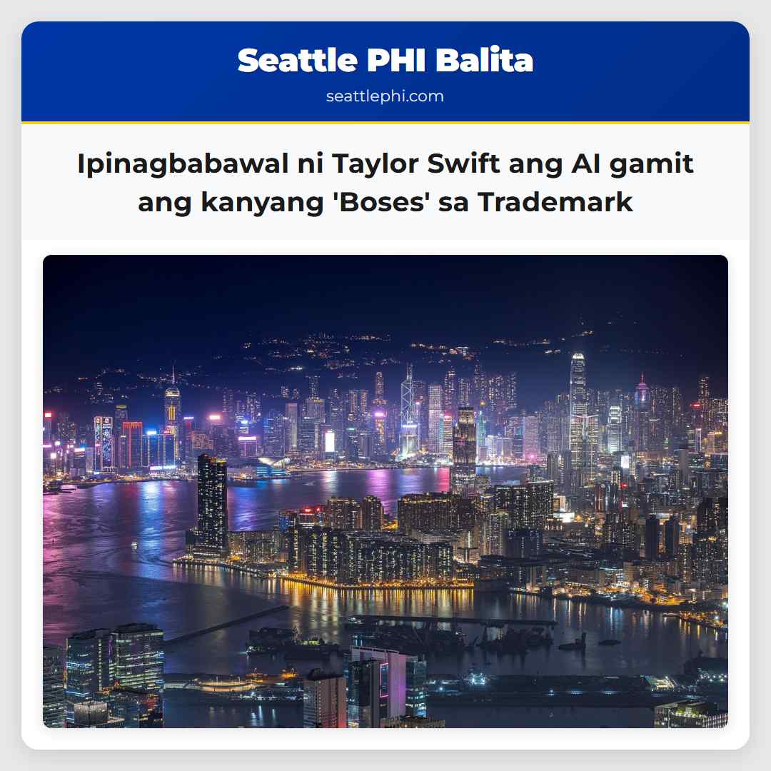 Ipinagbabawal ni Taylor Swift ang AI gamit ang kanyang Boses sa Trademark
