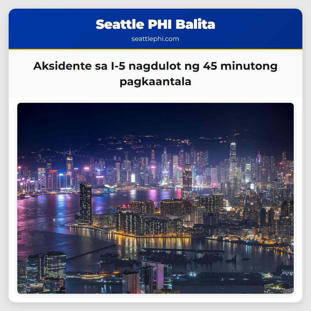Aksidente sa I-5 nagdulot ng 45 minutong