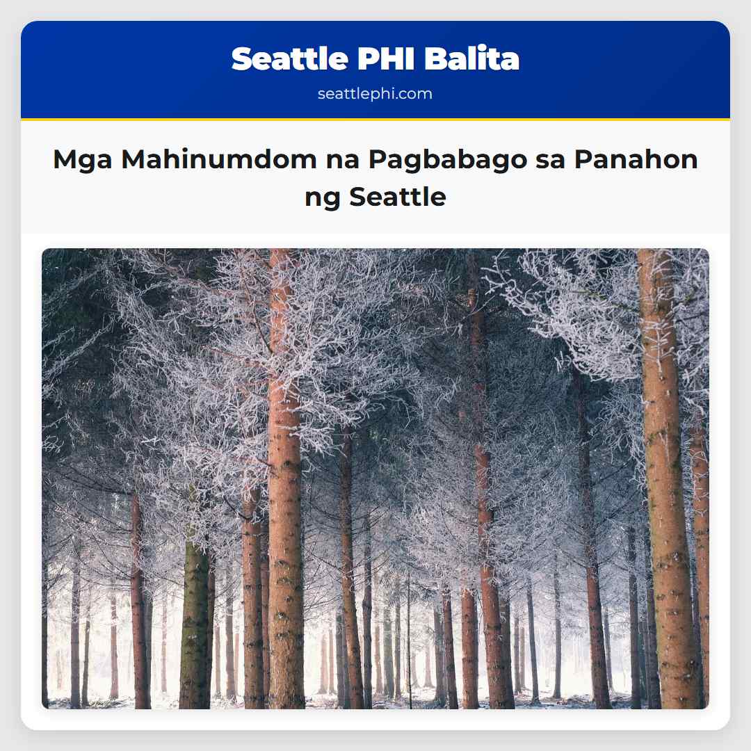 Mga Mahinumdom na Pagbabago sa Panahon ng Seattle