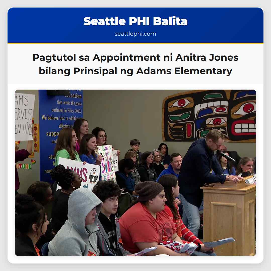 Pagtutol sa Appointment ni Anitra Jones bilang Prinsipal ng Adams Elementary