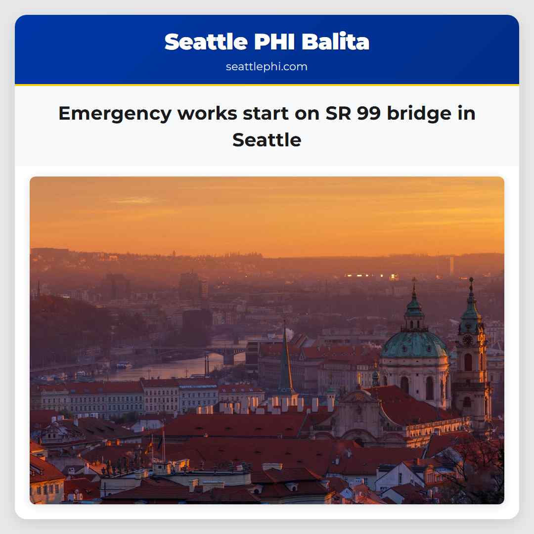 Emergency works start on SR 99 bridge in Seattle