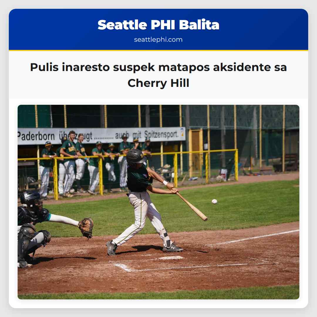 Pulis inaresto suspek matapos aksidente sa Cherry