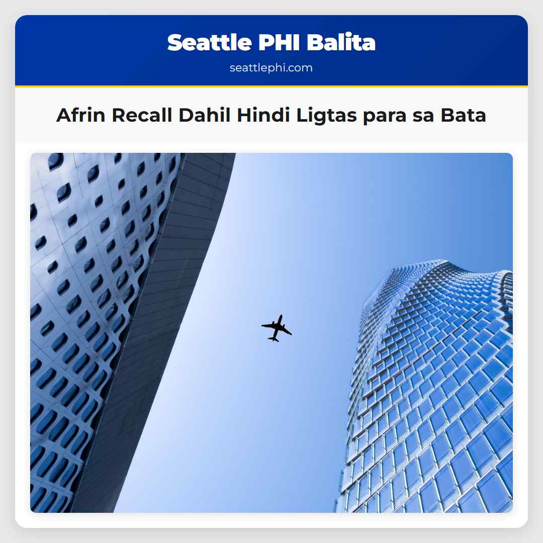 Afrin Recall Dahil Hindi Ligtas para sa Bata