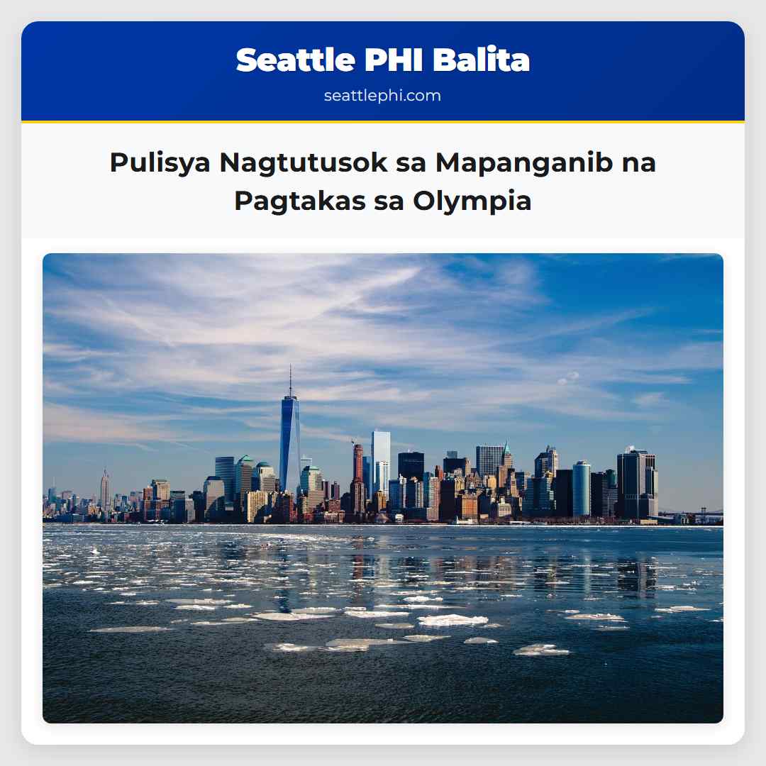 Pulisya Nagtutusok sa Mapanganib na Pagtakas sa Olympia