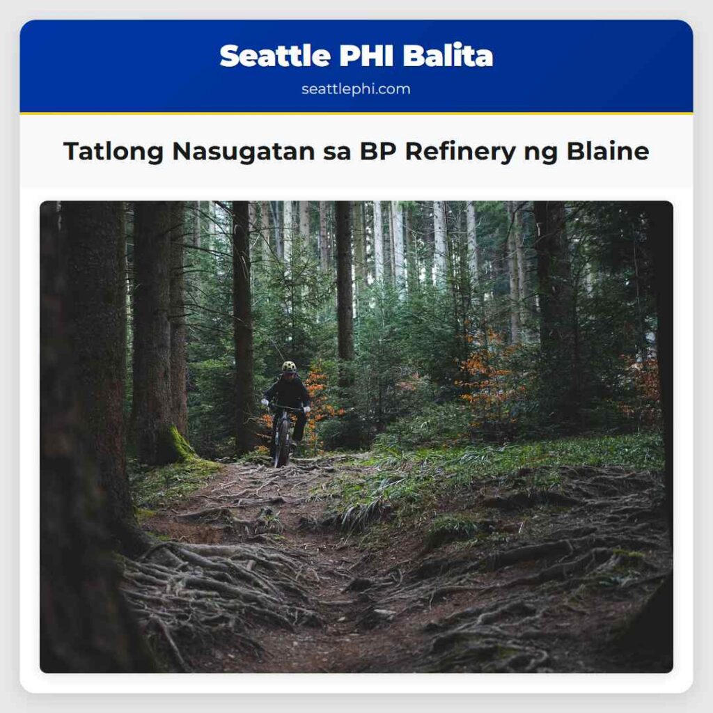 Tatlong Nasugatan sa BP Refinery ng Blaine