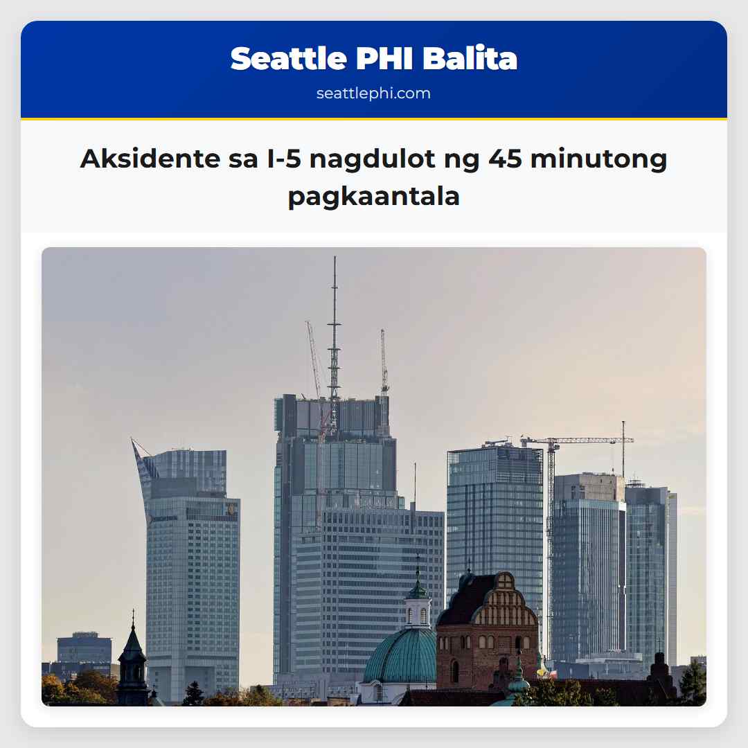 Aksidente sa I-5 nagdulot ng 45 minutong