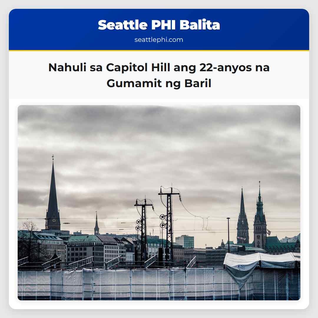Nahuli sa Capitol Hill ang 22-anyos na Gumamit ng Baril