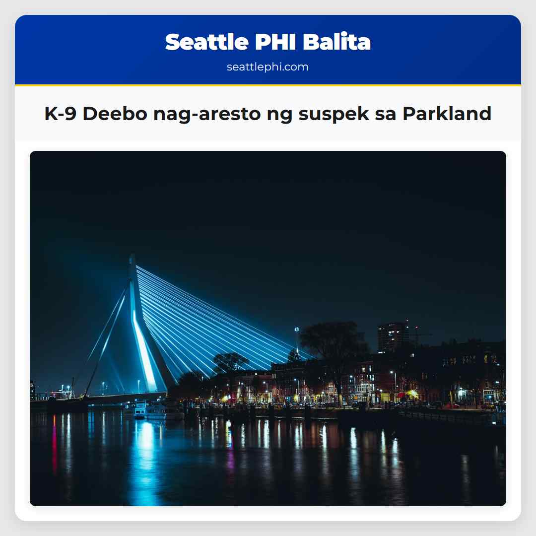 K-9 Deebo nag-aresto ng suspek sa Parkland