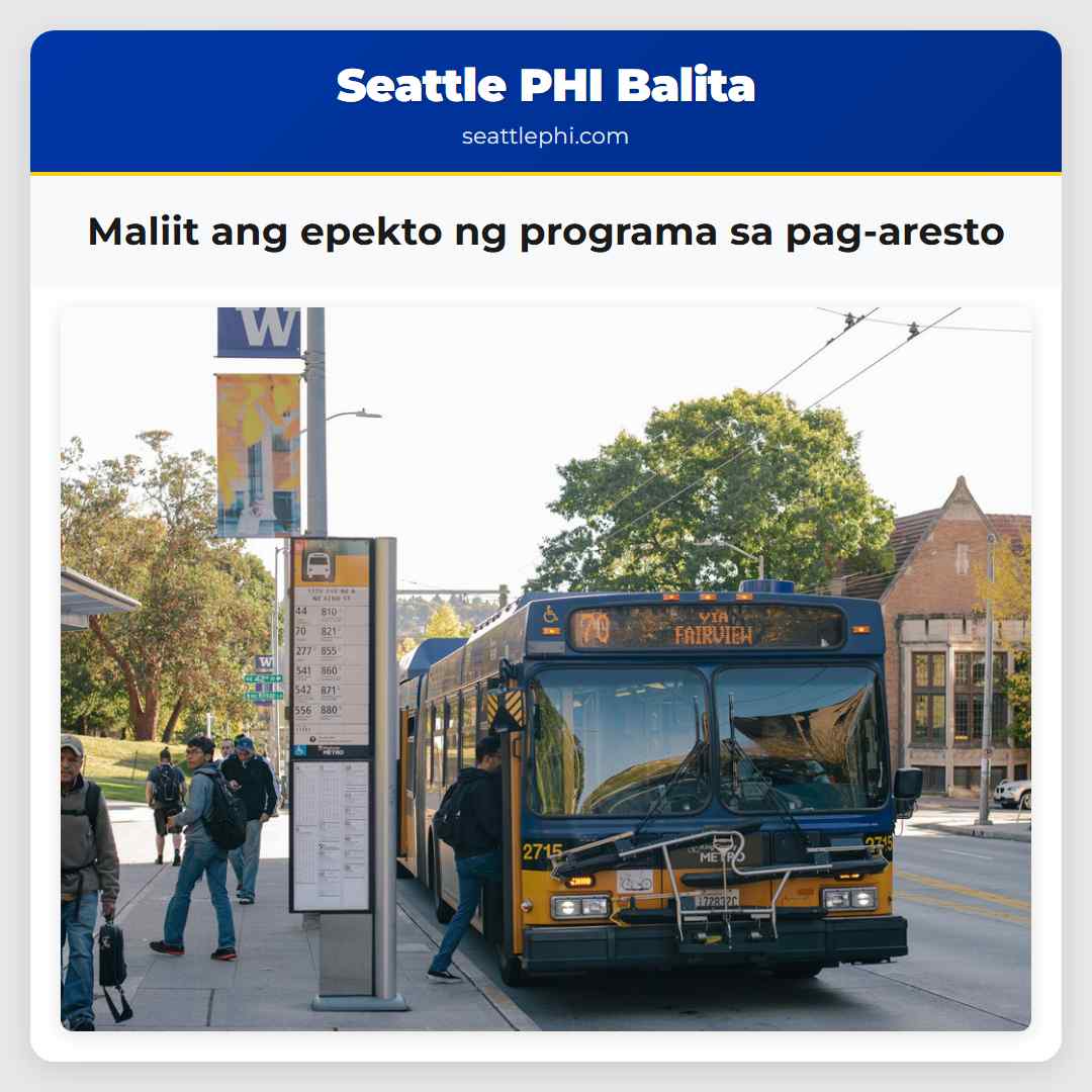 Maliit ang epekto ng programa sa pag-aresto