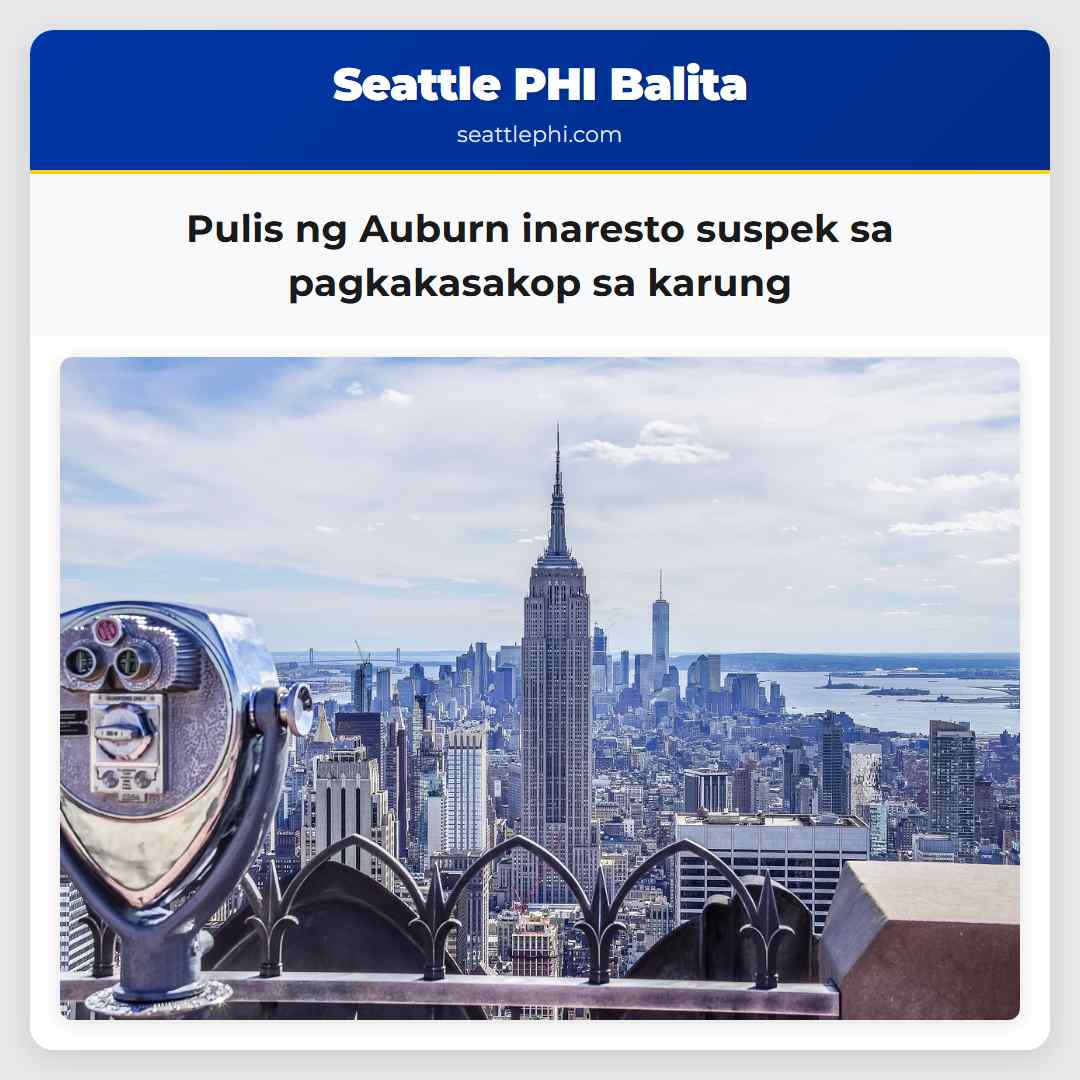 Pulis ng Auburn inaresto suspek sa pagkakasakop