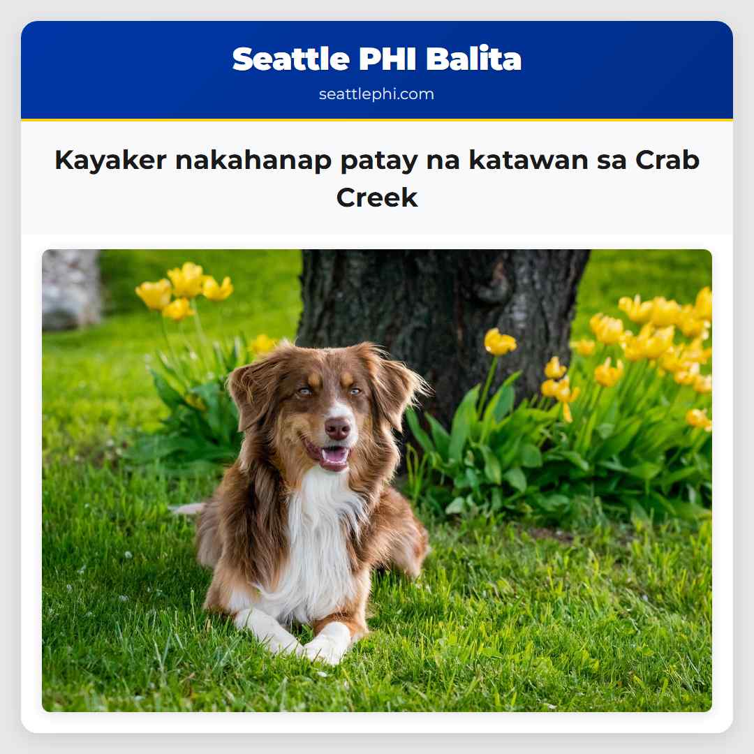 Kayaker nakahanap patay na katawan sa Crab Creek