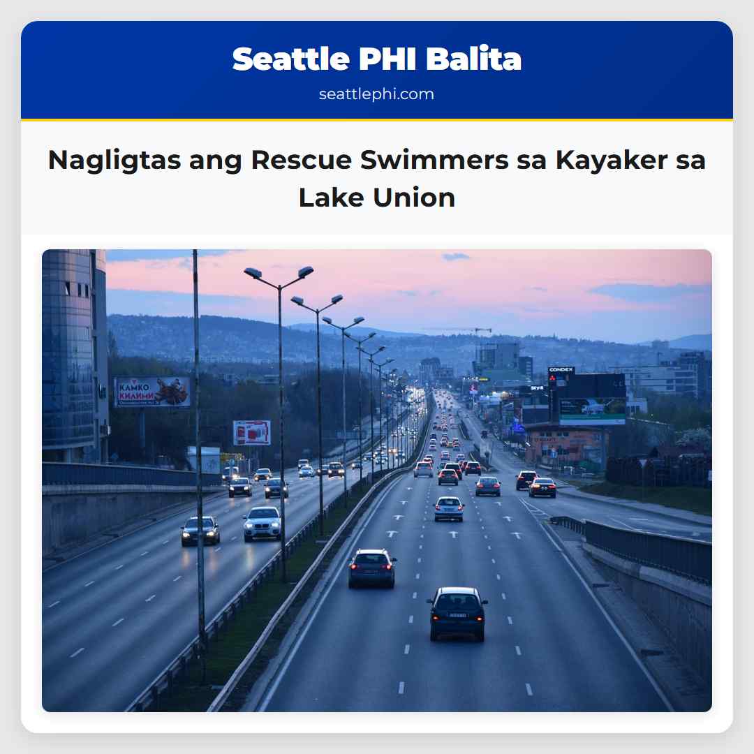 Nagligtas ang Rescue Swimmers sa Kayaker sa Lake