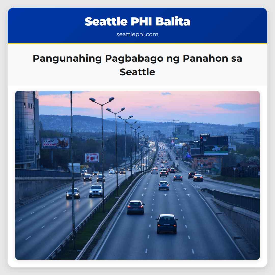 Pangunahing Pagbabago ng Panahon sa Seattle