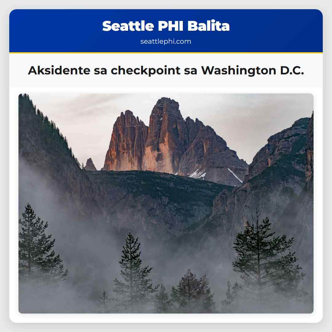 Aksidente sa checkpoint sa Washington D.C.