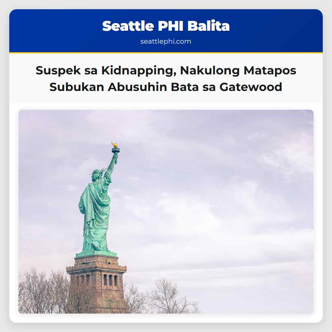 Suspek sa Kidnapping Nakulong Matapos Subukan Abusuhin Bata sa Gatewood