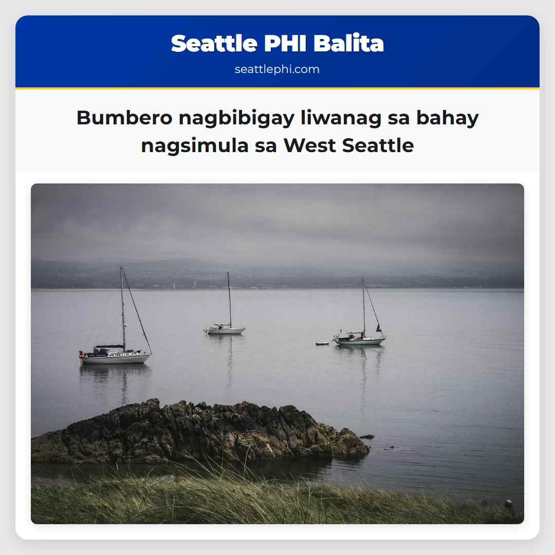 Bumbero nagbibigay liwanag sa bahay nagsimula sa West Seattle