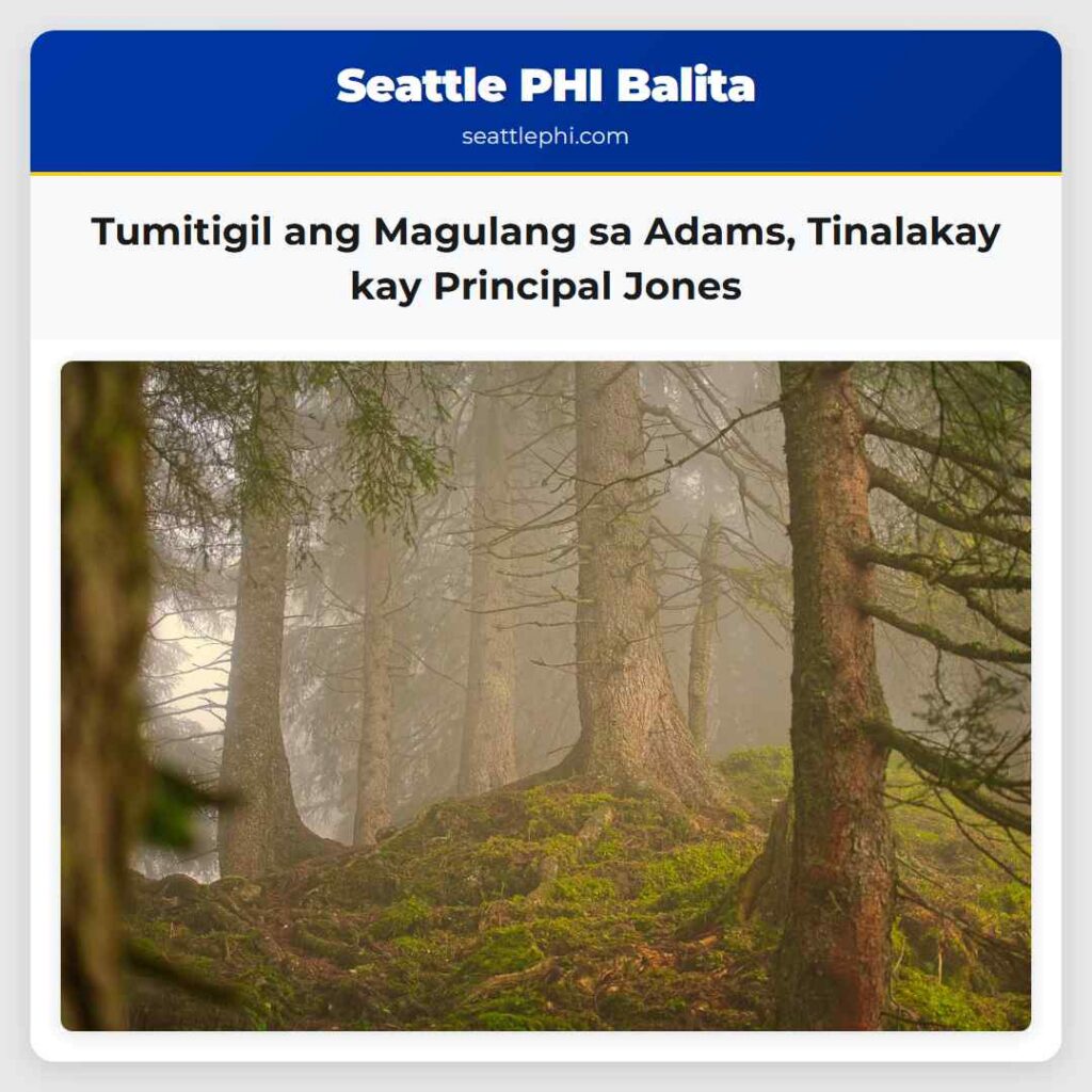 Tumitigil ang Magulang sa Adams, Tinalakay kay