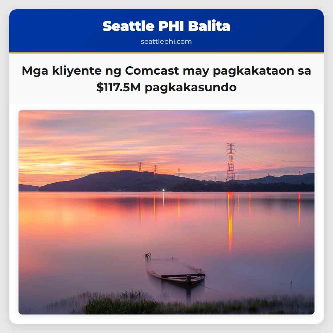 Mga kliyente ng Comcast may pagkakataon sa $117.5M pagkakasundo