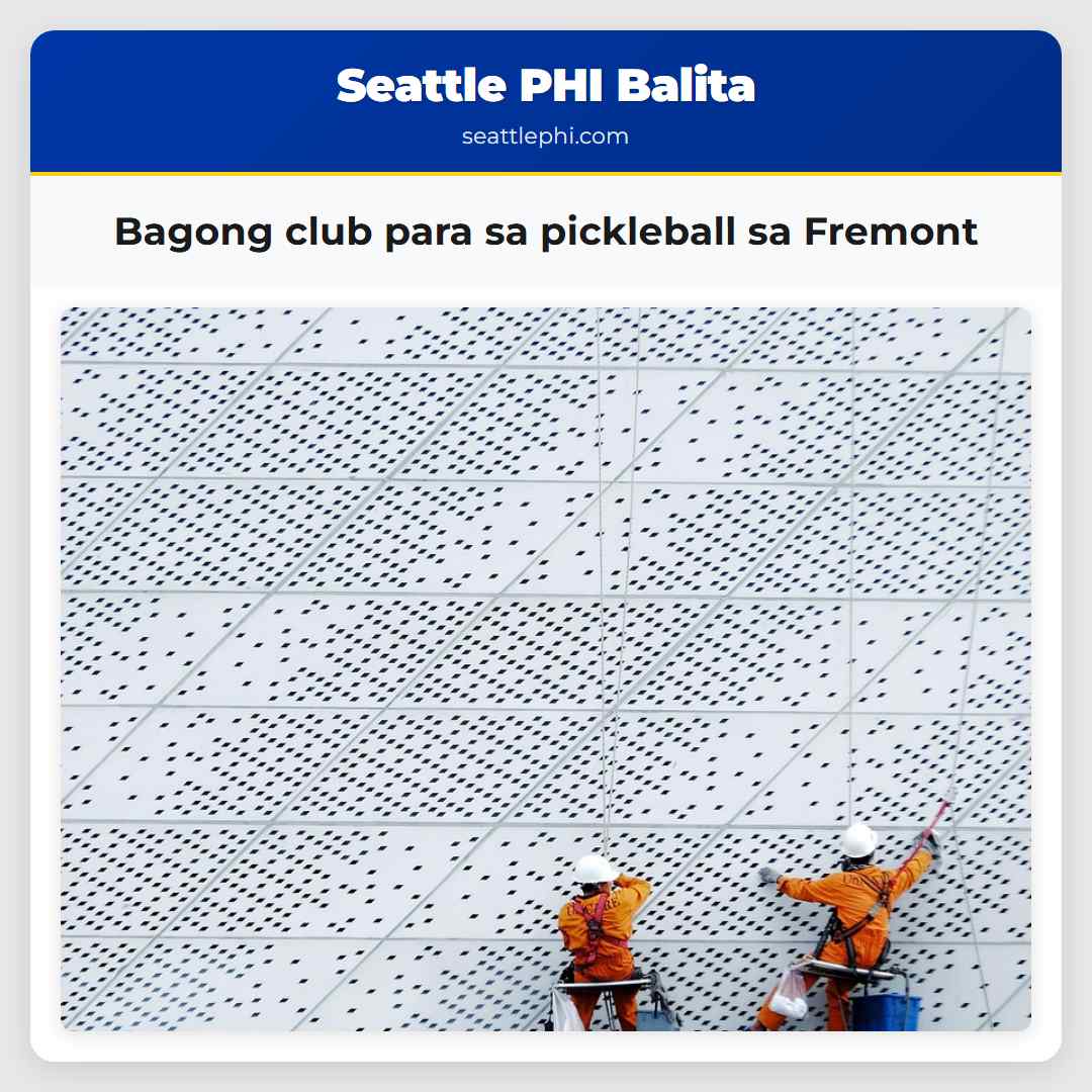 Bagong club para sa pickleball sa Fremont