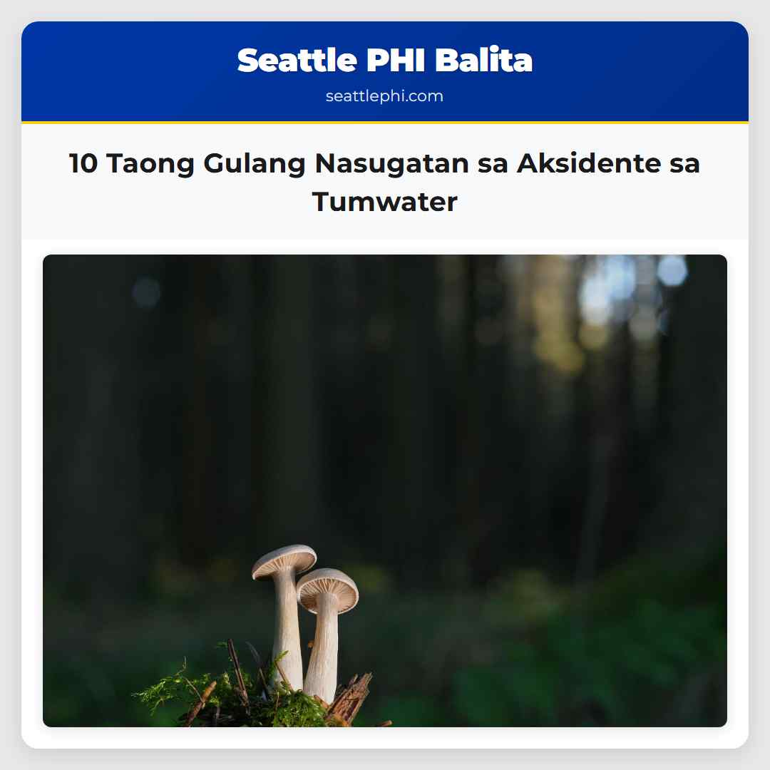 10 Taong Gulang Nasugatan sa Aksidente sa Tumwater