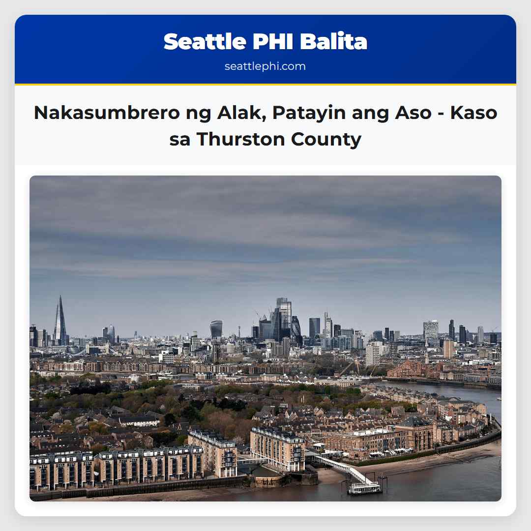 Nakasumbrero ng Alak Patayin ang Aso – Kaso sa Thurston County