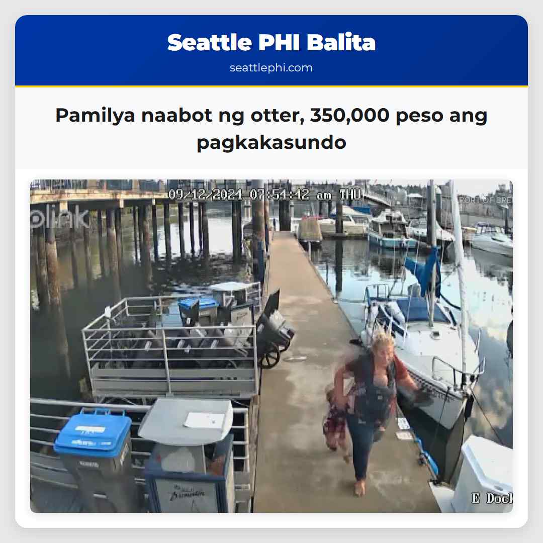 Pamilya naabot ng otter 350000 peso ang pagkakasundo