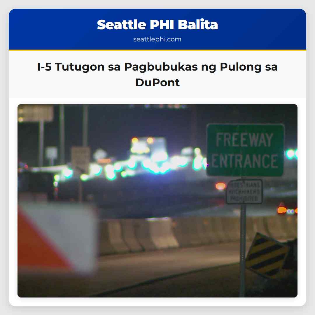 I-5 Tutugon sa Pagbubukas ng Pulong sa DuPont