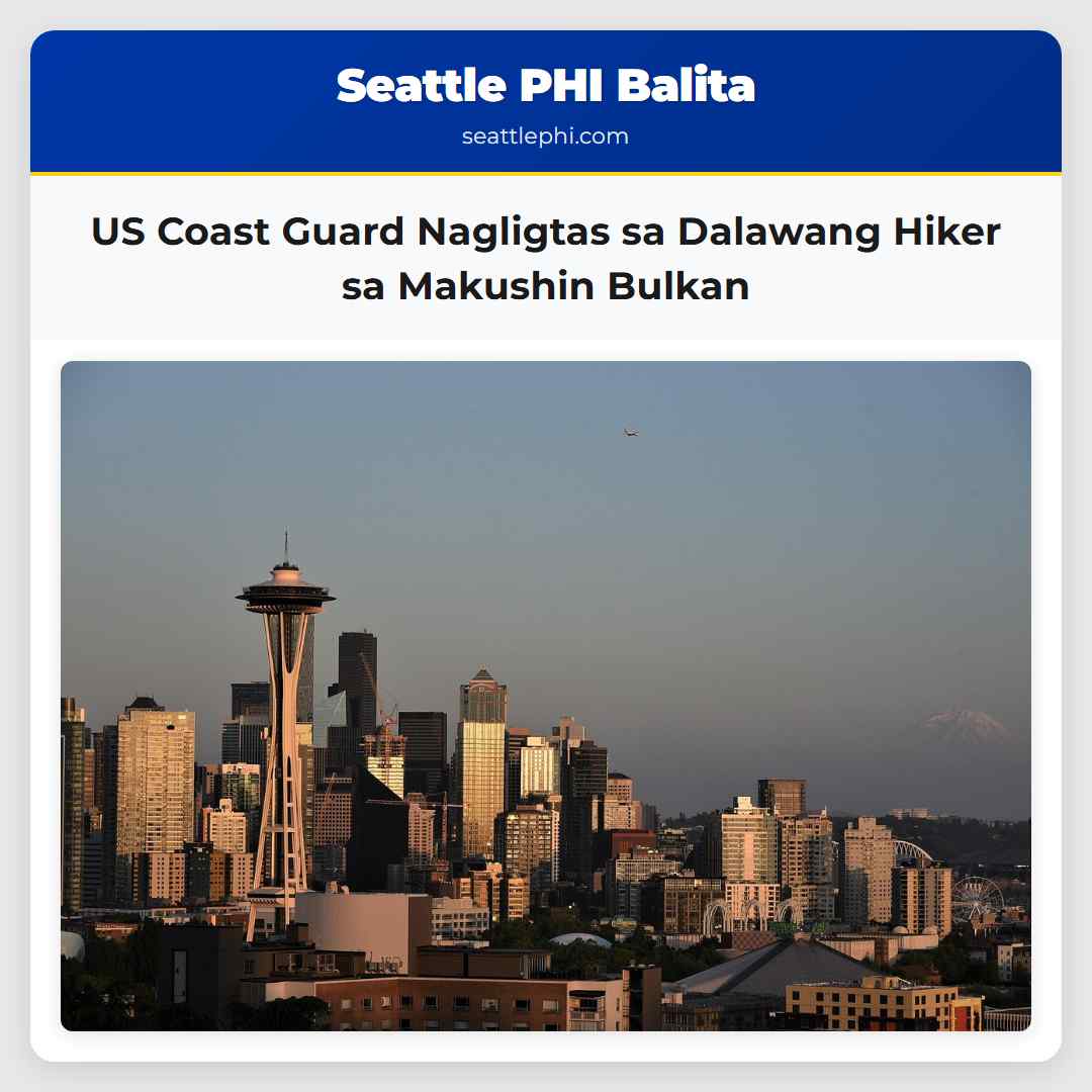 US Coast Guard Nagligtas sa Dalawang Hiker sa Makushin Bulkan