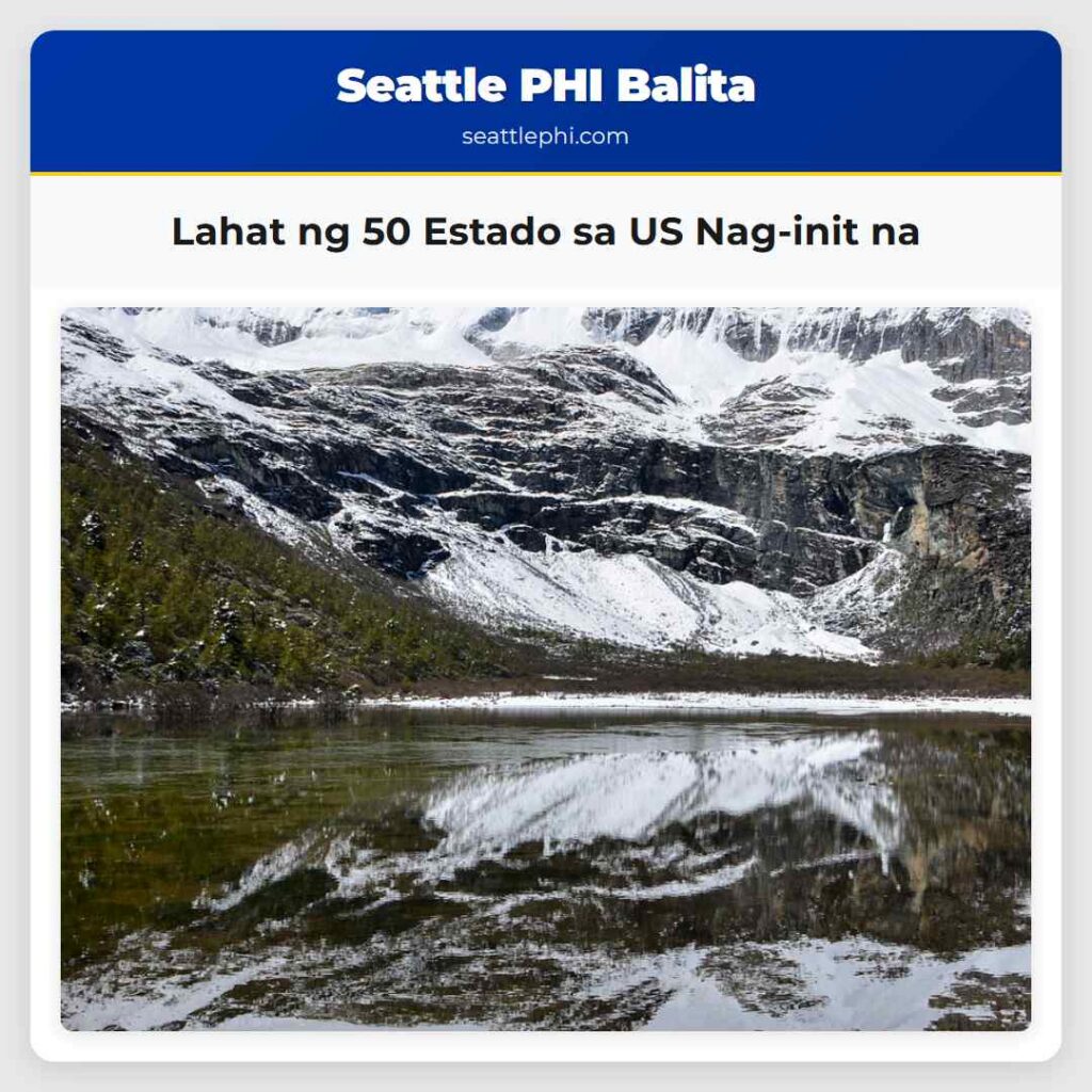 Lahat ng 50 Estado sa US Nag-init na