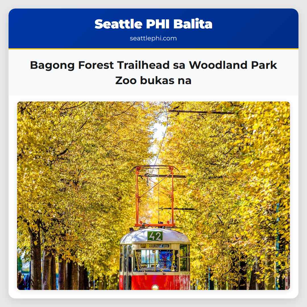 Bagong Forest Trailhead sa Woodland Park Zoo bukas na