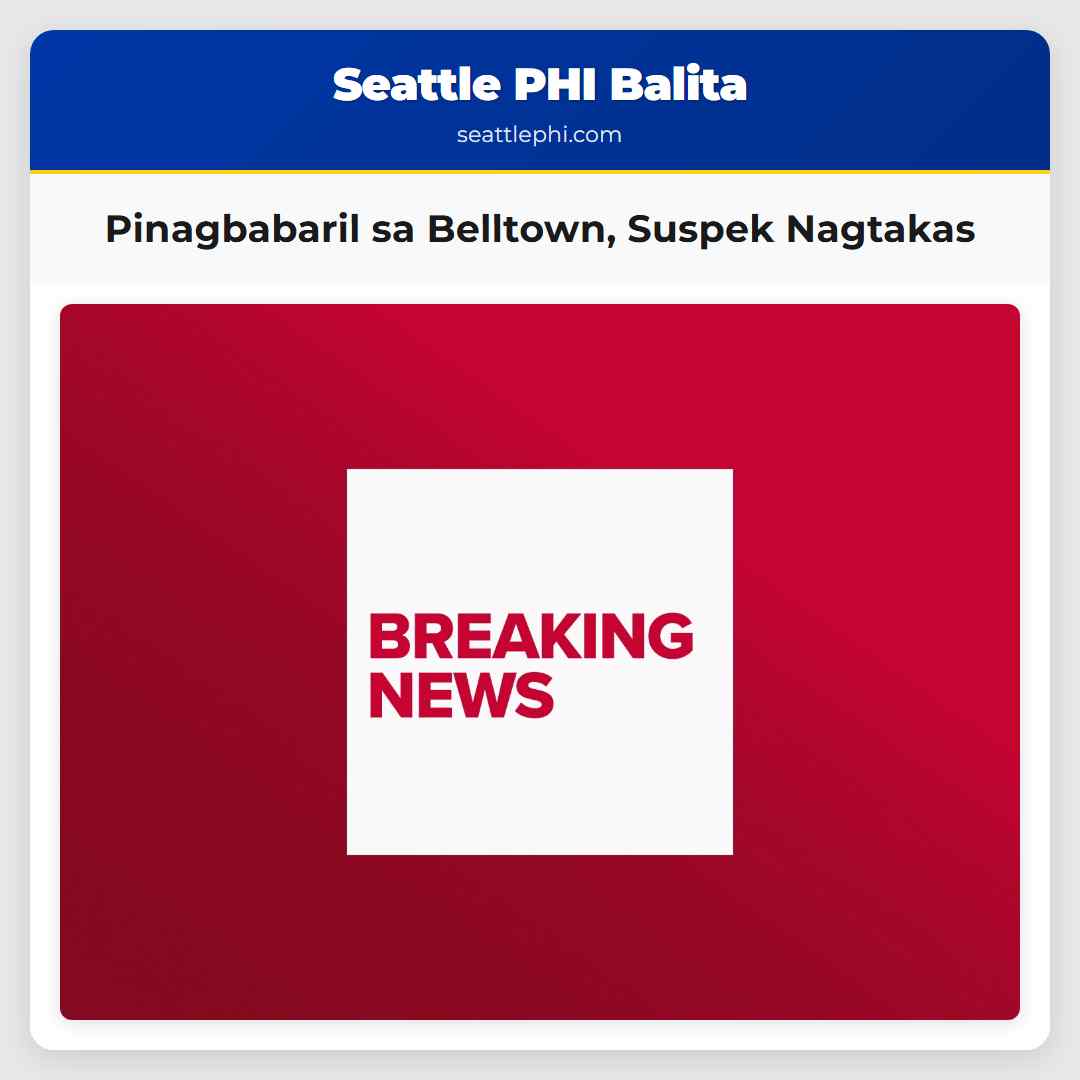 Pinagbabaril sa Belltown Suspek Nagtakas