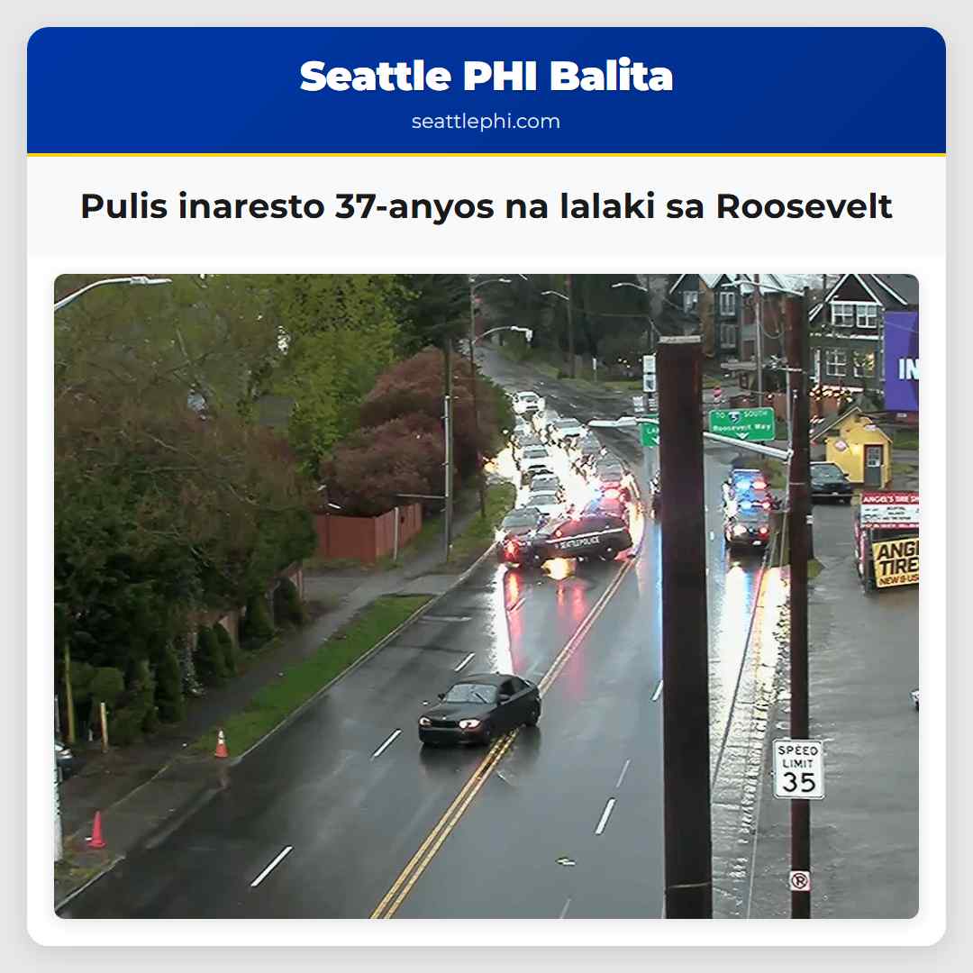 Pulis inaresto 37-anyos na lalaki sa Roosevelt