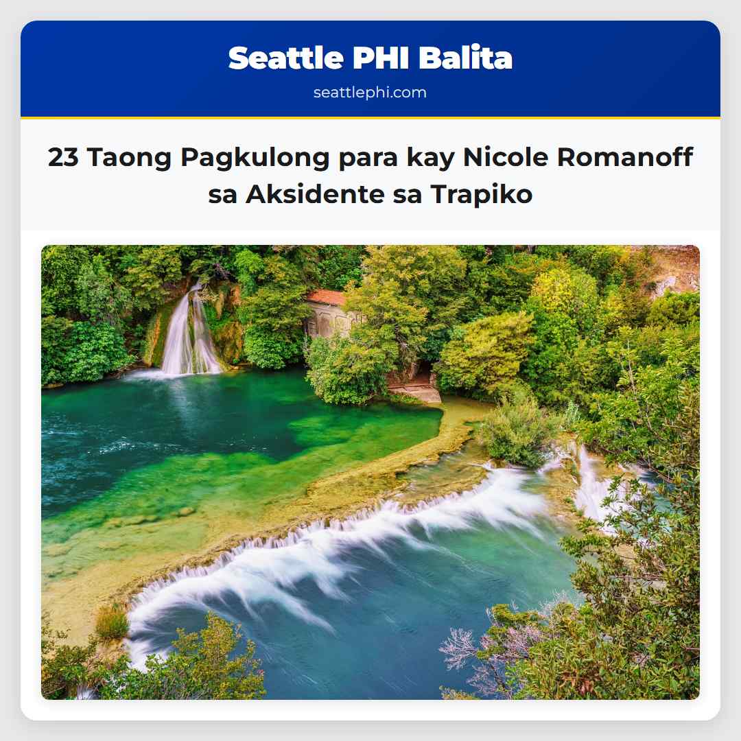 23 Taong Pagkulong para kay Nicole Romanoff sa Aksidente sa Trapiko