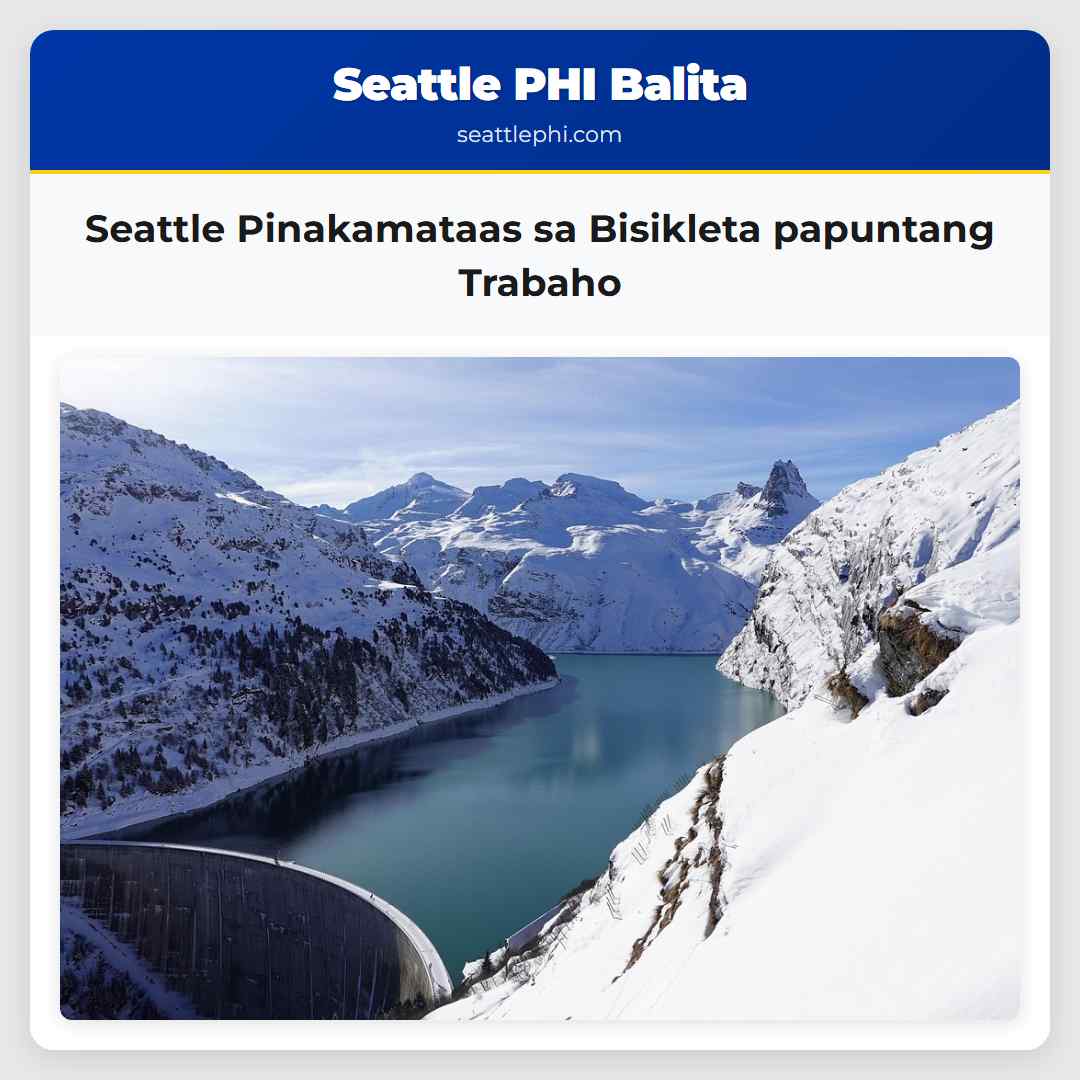 Seattle Pinakamataas sa Bisikleta papuntang Trabaho