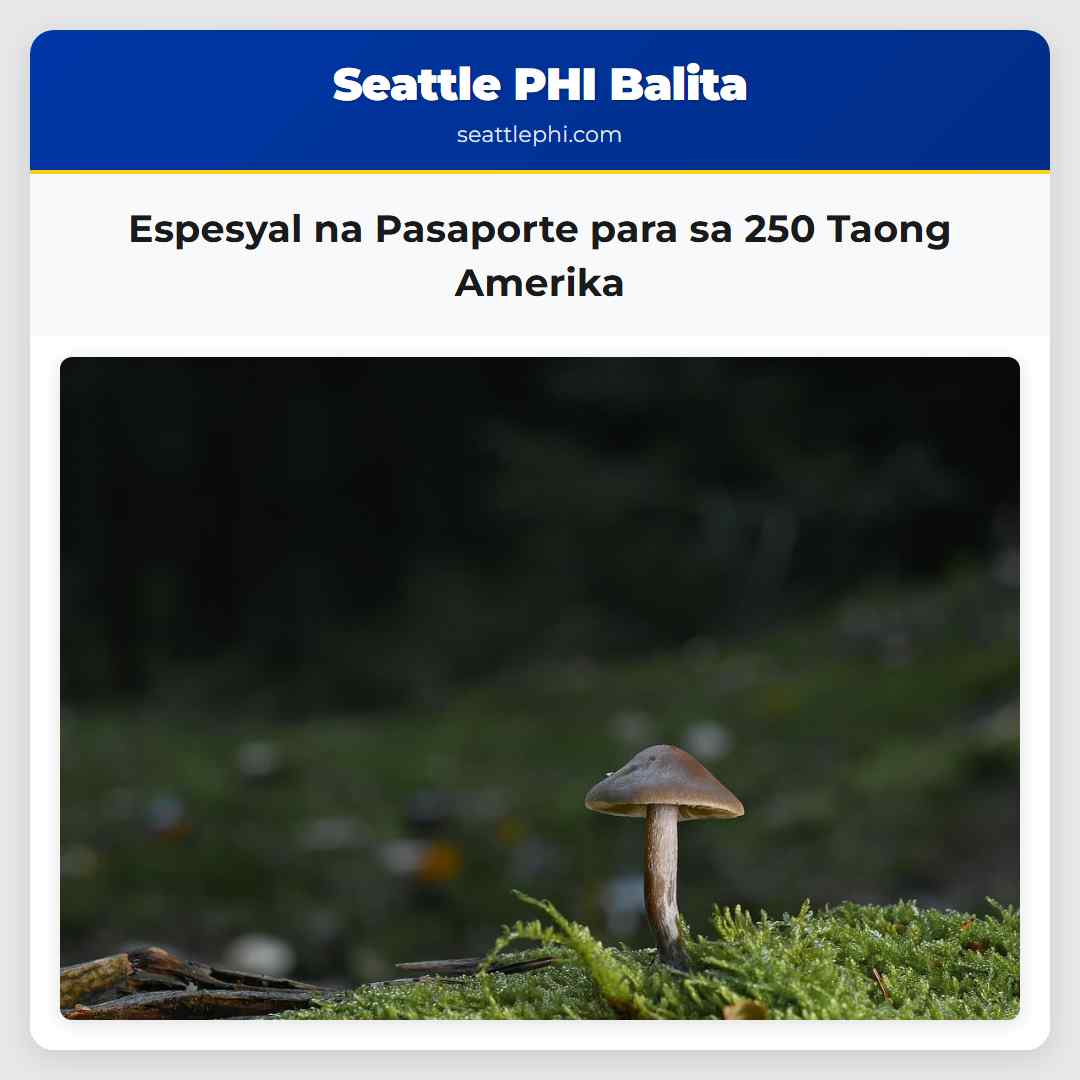 Espesyal na Pasaporte para sa 250 Taong Amerika