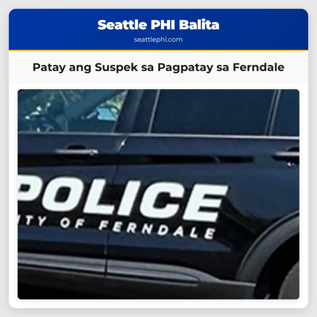 Patay ang Suspek sa Pagpatay sa Ferndale