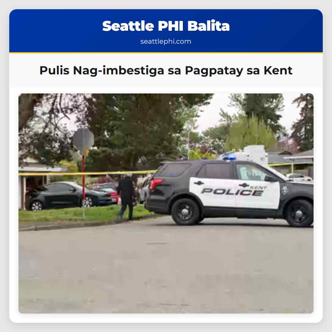 Pulis Nag-imbestiga sa Pagpatay sa Kent