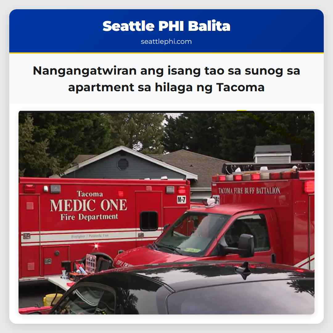 Nangangatwiran ang isang tao sa sunog sa